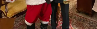 immagine Sindaco Ciappi e Babbo Natale