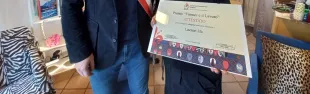 Ida Lazzeri con il Sindaco David Baroncelli