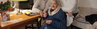 Noemi Morandi con le figlie Gisella e Simona