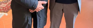 Paolo Hendel ed il Sindaco Paolo Sottani