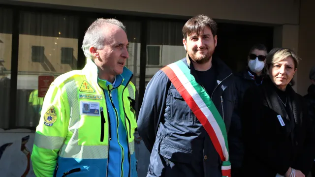Mercatale inaugurazione defibrillatore