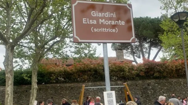 Foto intitolazione giardini Chiesanuova