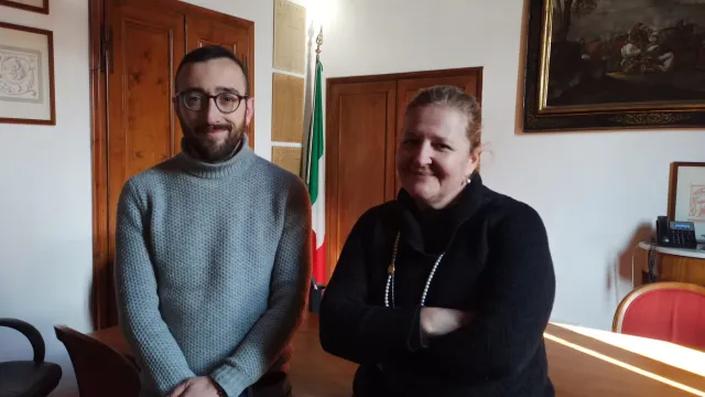 immagine vicesindaco Saturnini e Alessandra Molletti