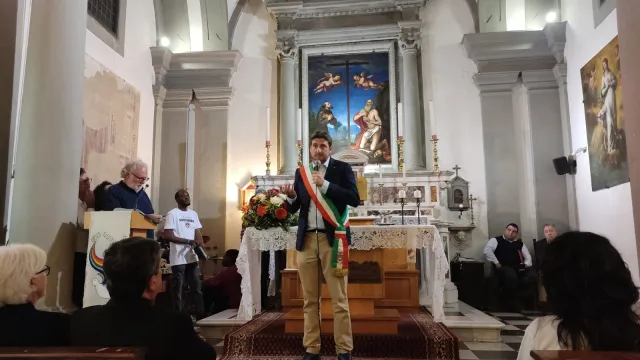 immagine restauro Immacolata concezione S.Andrea Percussina