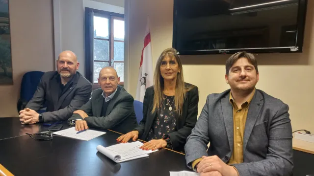I Sindaci dell'Unione e la Comandante Manola D'Amato