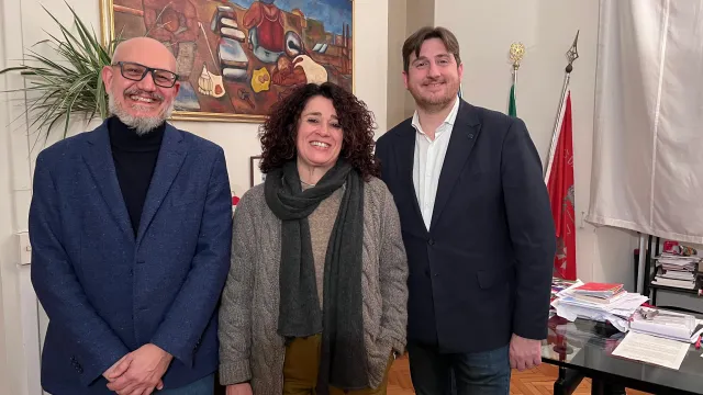 Sindaco Roberto Ciappi, Assessore Francesco Volpe, Presidente Veronica Cei Cna Chianti