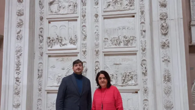 Il Sindaco Roberto Ciappi e la Preside Laura Lozzi