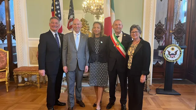 Al Consolato americano di Firenze per  i 500 anni dalla scoperta delle coste atlantiche 