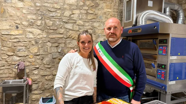  Giada Lepri e il Sindaco David Baroncelli 