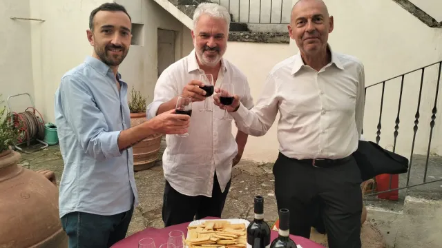 Inaugurazione della mostra d'arte di Domenico  Monteforte