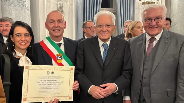 Premio al Sindaco dal Presidente della Repubblica Mattarella