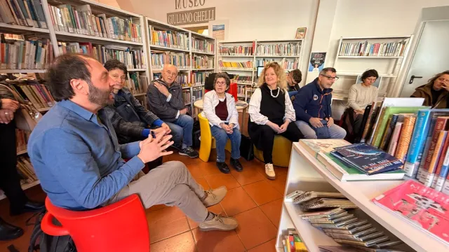 Presentazione cartellone iniziativa in Biblioteca