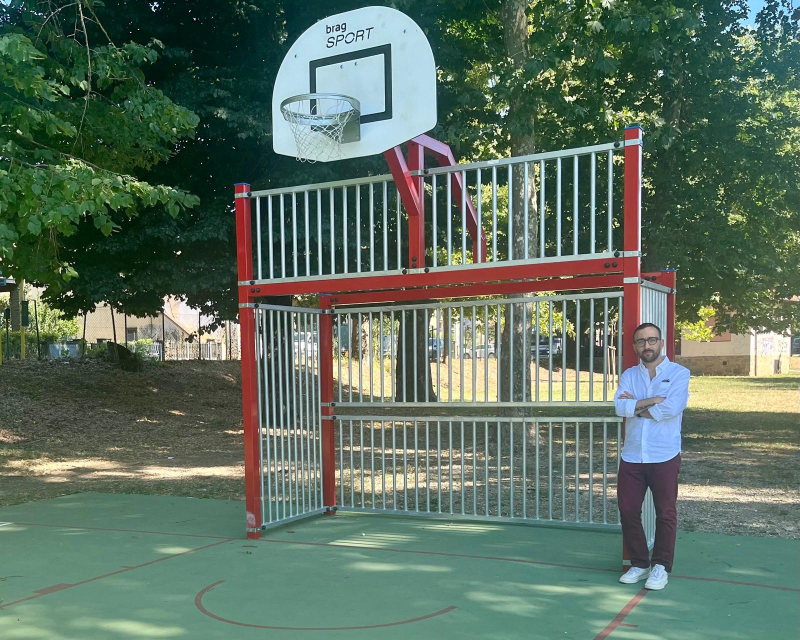 Campo di basket al Parco di Sant'Anna