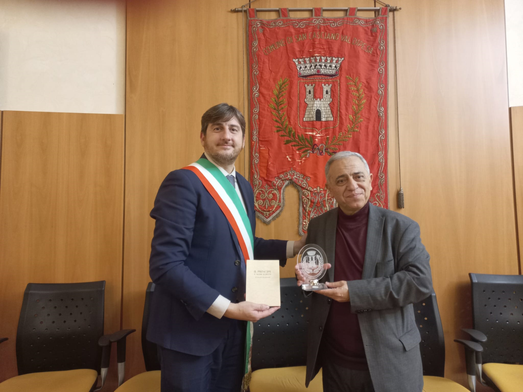 Delegazione Palestinese con il Sindaco Ciappi Roberto 