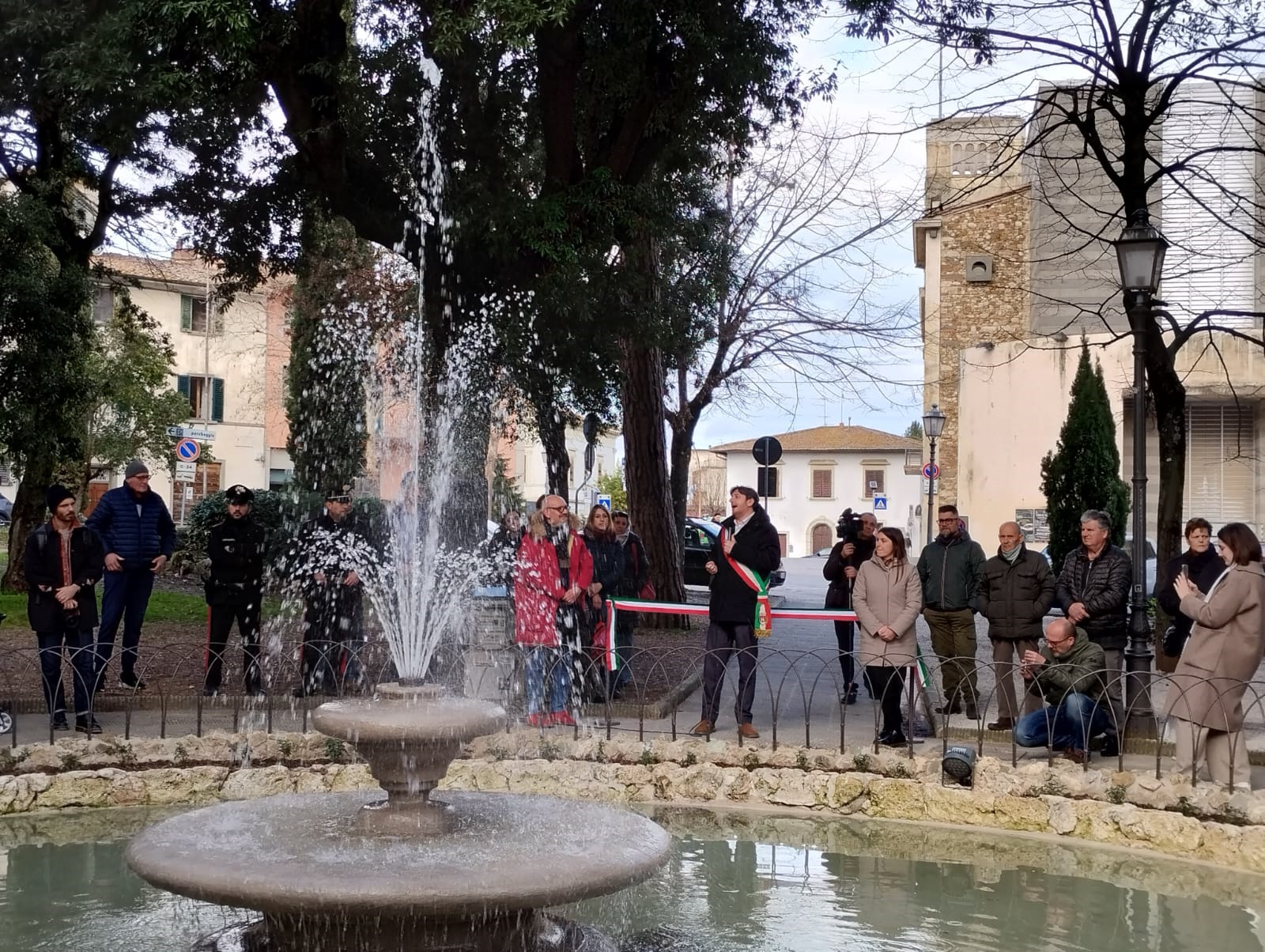 Inaugurazione fontana storica