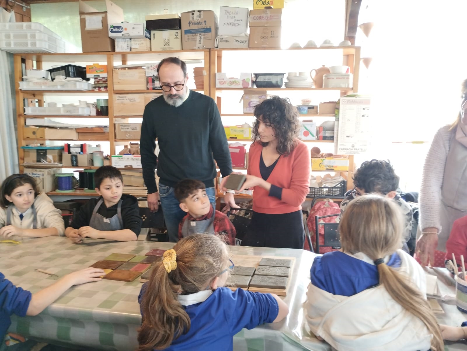 Laboratorio ceramica progetto "Spazio Antico Tempo Nuovo"